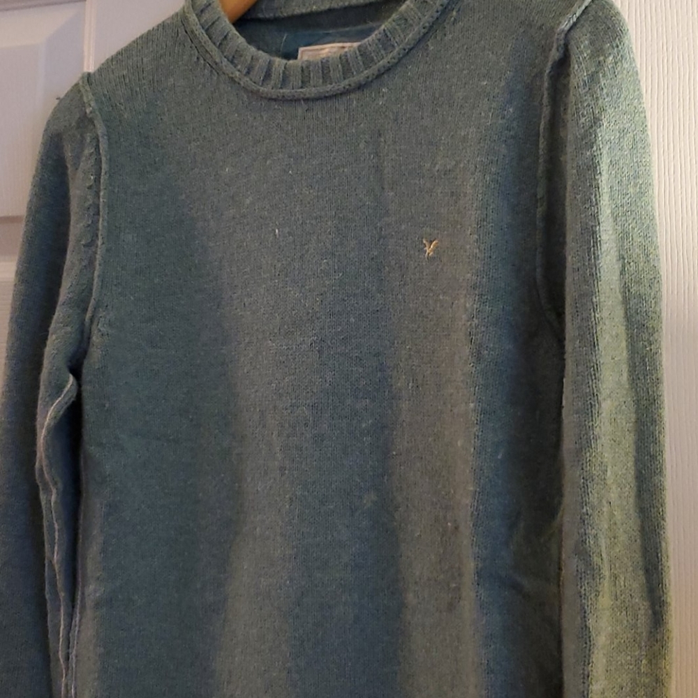 American Eagle Teal Sweater NWOT! - Picture 3 of 11